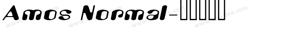 Amos Normal字体转换
